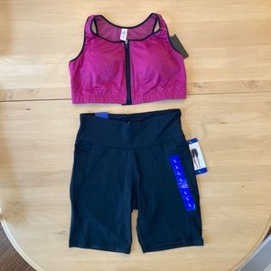 Jogging Bra & Bike Shorts